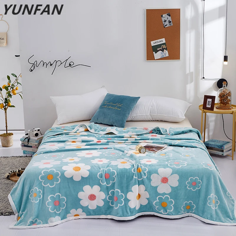 

Одеяла с цветами Мультяшные одеяла двойные полные королевские красивые одеяла мягкие фланелевые одеяла на кровать/автомобиль/диван синие ...