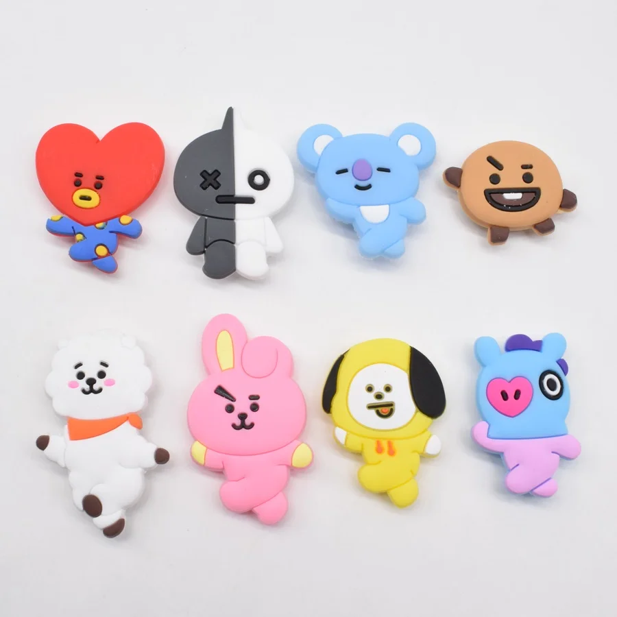 

South Korea New Soft Glue Patch Sandal Hole Buckle Decoration Big Patch Big Buckle