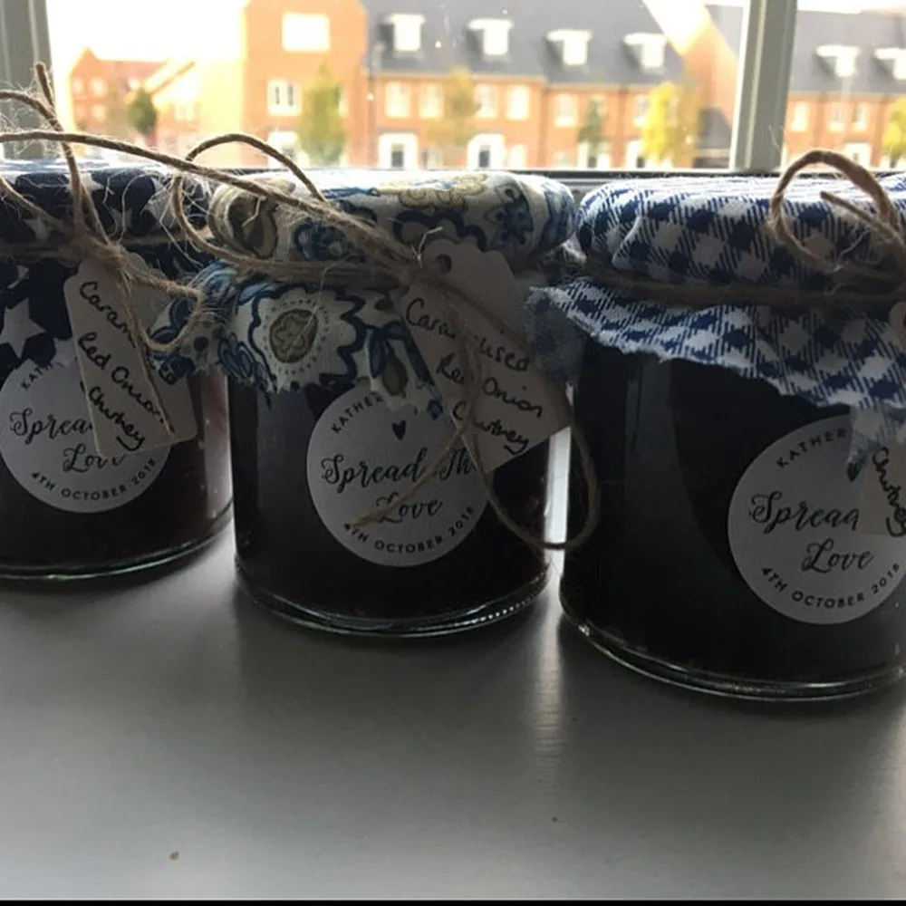 Наклейки в виде желе для подарков на свадьбу или день рождения|Украшения своими