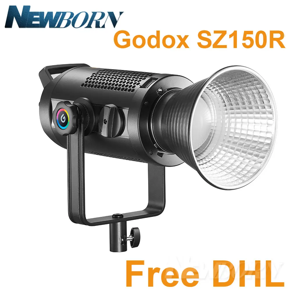 

Godox SZ150R RGB LED video light (2500-6500K, 150W) for photography studio tiktok live youtube PK Godox SL150W II Aputure Jinbei