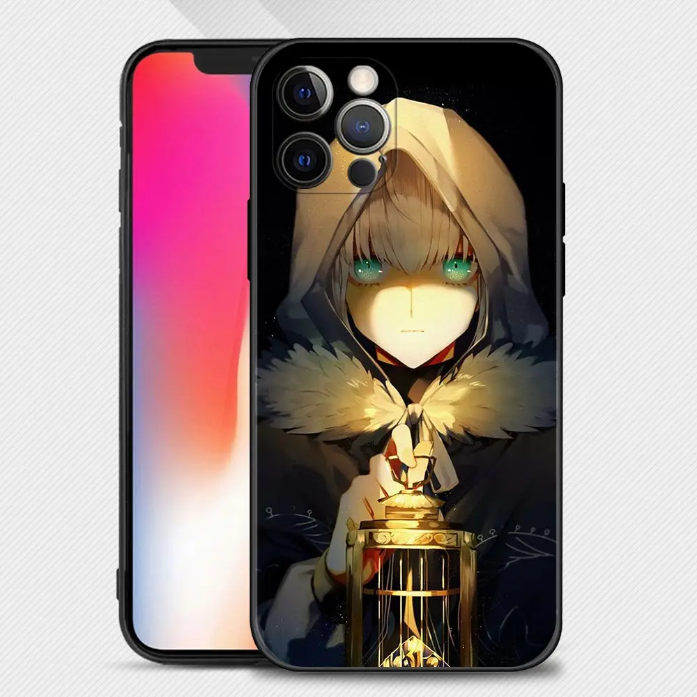 Чехол для телефона Fate Zero Tohsaka Rin iPhone 13 12 11 Pro Max XS XR X 7 8 Plus Mini 6S 5S SE 2020 силиконовый