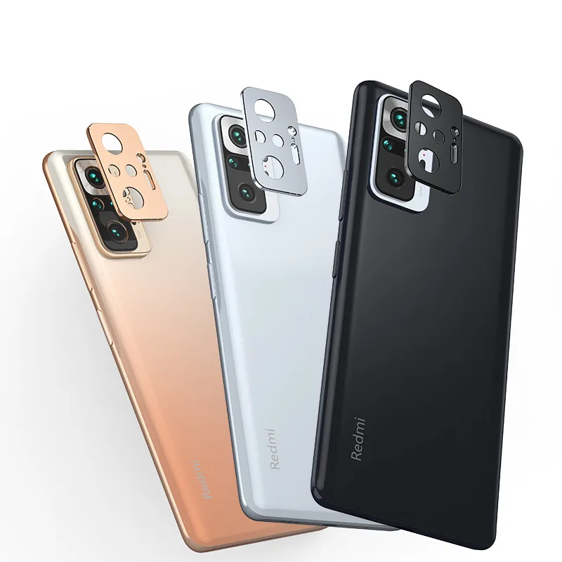 

Camera Lens Protector for Xiaomi Redmi Note 10 Pro Metal Ring Camera Cover for Redmi Note10 Note 10Pro Rear Lens Protection Case