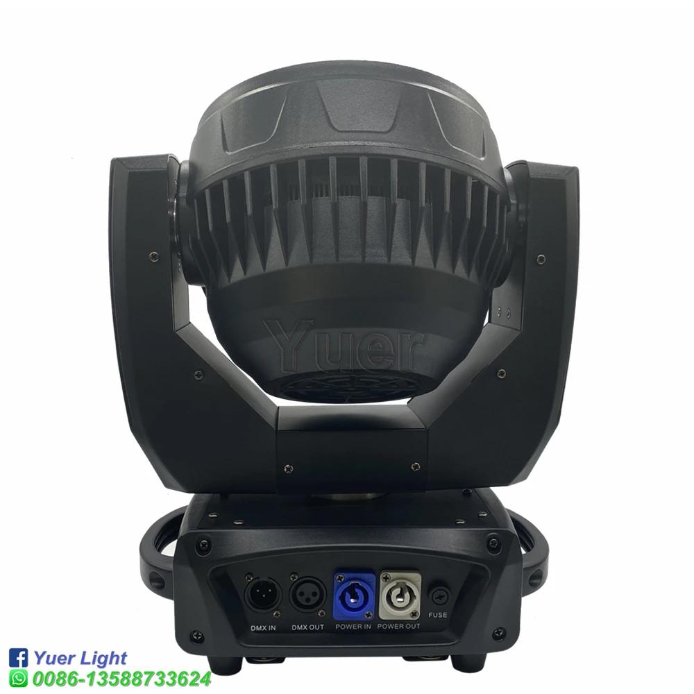 Сценический прожектор YUER Dmx512 для диджея с вращающейся головкой 4 х50 Вт