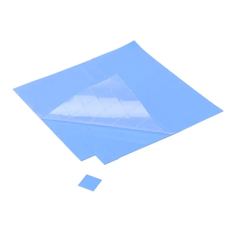

100mmx100mmx0.5mm 1Sheet/100PCS Thermal Pad GPU CPU Heatsink Cooling Conductive Silicone Pad