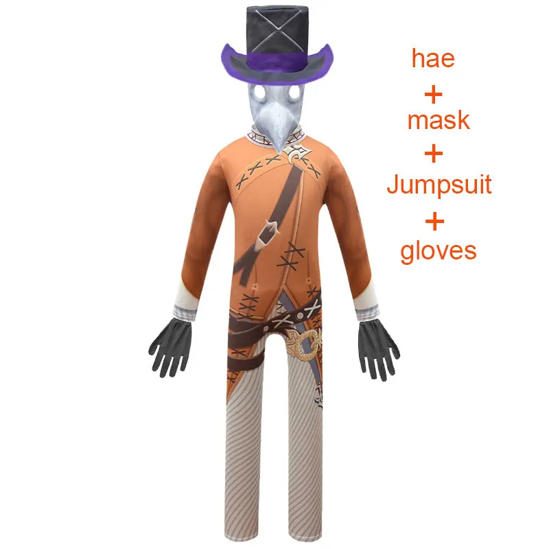 Детская Хэллоуин Взрывная мультяшная Панк косплей Чумного клюва докторская