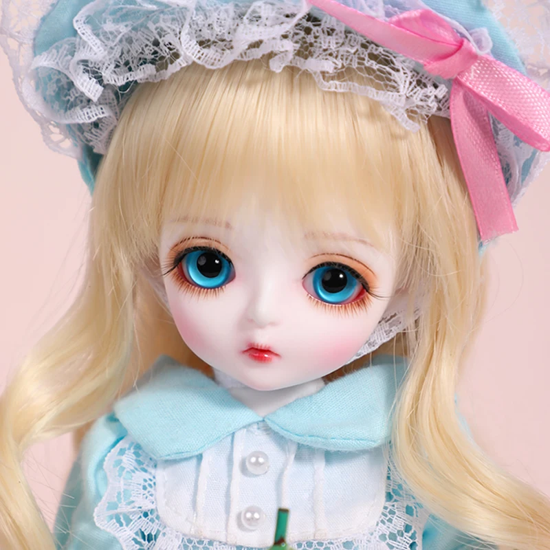 Кукла шарнирная Милая с глазами и очками 1/6 | Игрушки хобби