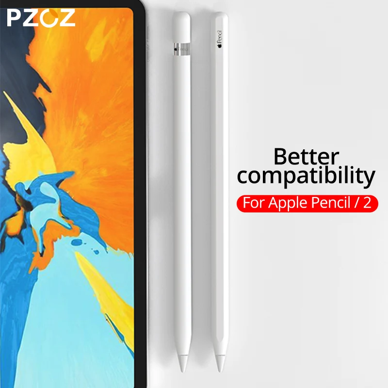 Сменный наконечник PZOZ для Apple Pencil 2 4 шт. сменный Совет запасных 1 iPad Pro стилус