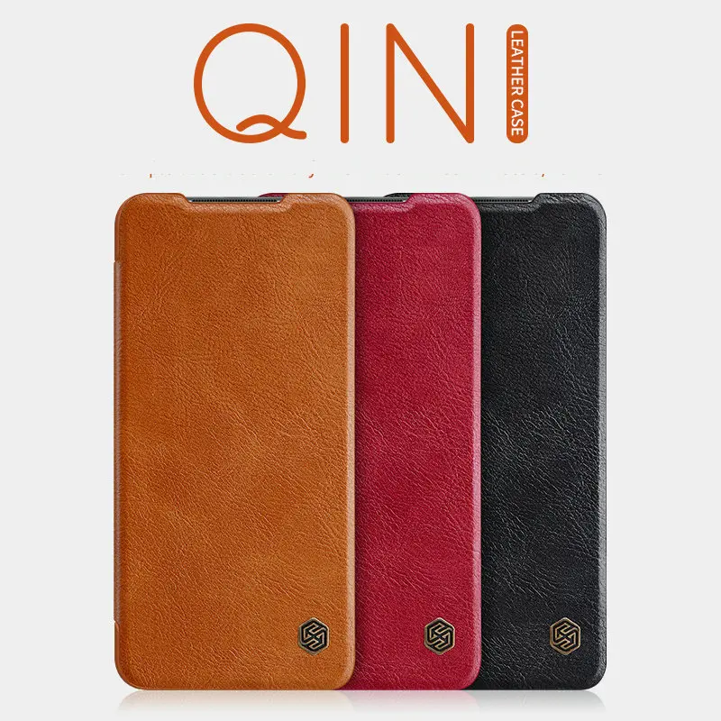 Кожаный чехол NILLKIN Qin для Samsuang Galaxy S20 FE A42 M51 A32 A52 A12 откидной Чехол Samsung Note 20 Ultra 10 S10