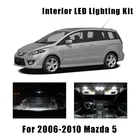 10 шт., белые лампы для Mazda 2006, 2007, 2008, 2009