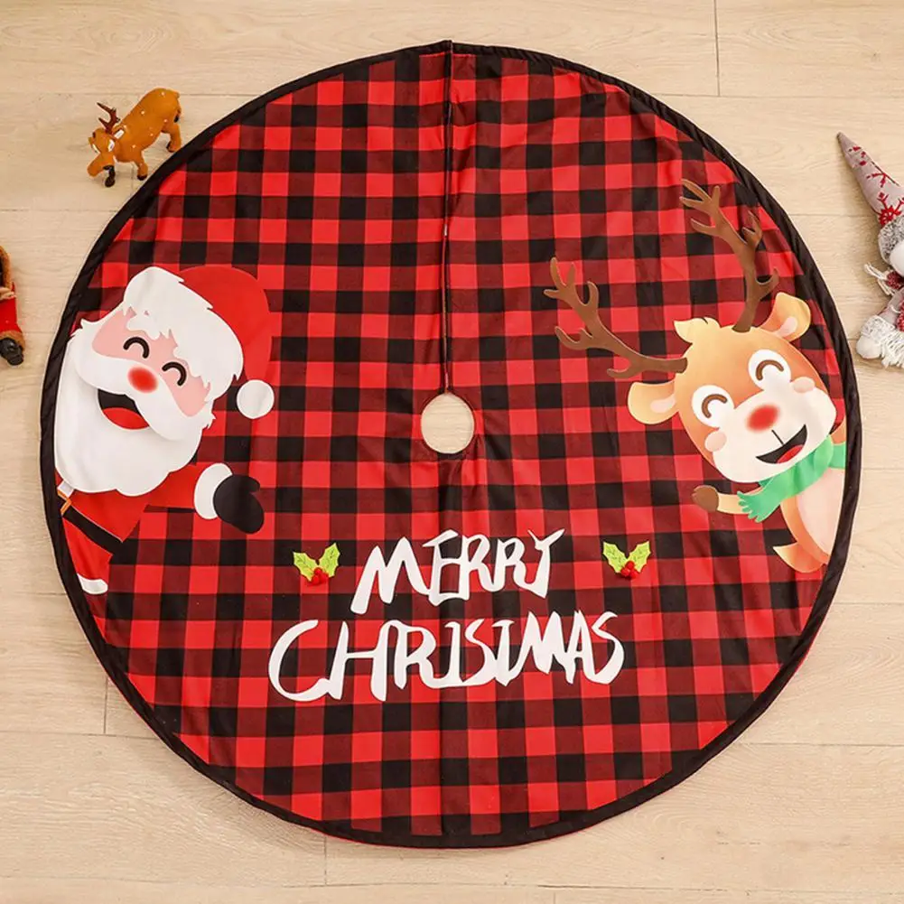 

Изысканный декоративный ковер для рождественской елки с защитой от царапин, устойчивый к разрыву ковер для рождественской елки в рождестве...