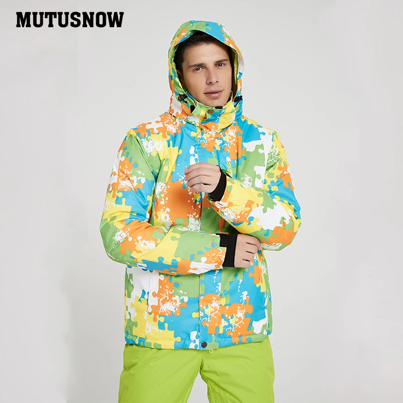 Мужская лыжная куртка Новый для активного спорта ветрозащитные водостойкий