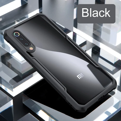 Black-No Ring Для Xiaomi mi 9 mi 9 чехол для телефона XUNDD роскошные подушки безопасности противоударный 360 полная защитная задняя крышка для Xiaomi mi 9 Lite чехол Capa - Цвет: Black-No Ring