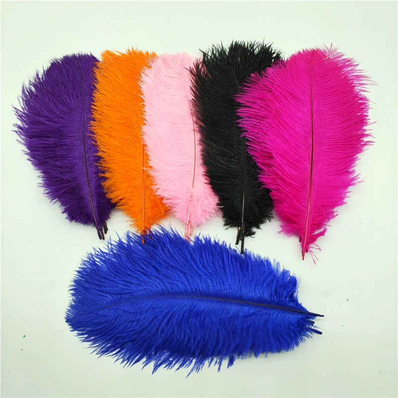 

Beautiful 50pc/lot Ostrich Feather For 20-25cm/8-10Inches Wedding Party Supplies Carnival Dancer Decoration Feather For Crafts