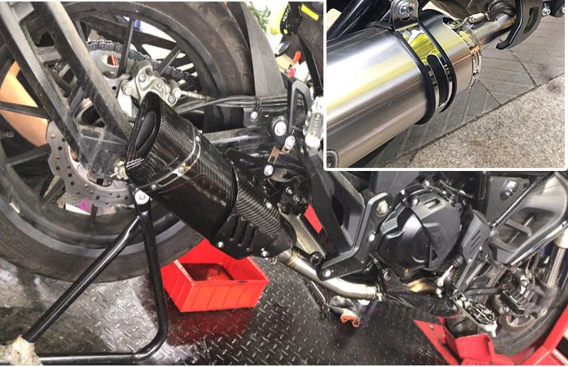 Выхлопная система для мотоцикла средний глушитель труб Benelli 502C модифицированный