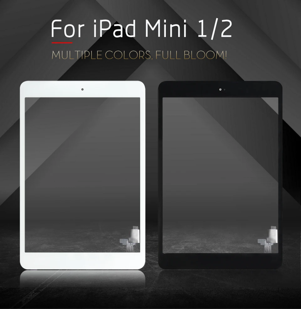 SRJTEK для iPad Mini экран 1 iPad Mini 2 сенсорный экран A1432 A1454 A1455 A1489 A1490 A149 дигитайзер кабель ИС Mini2 сенсор стекло
