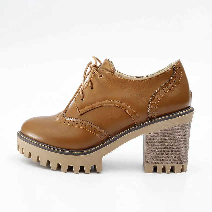 Женские туфли лодочки в западном стиле QUTAA черные повседневные из искусственной