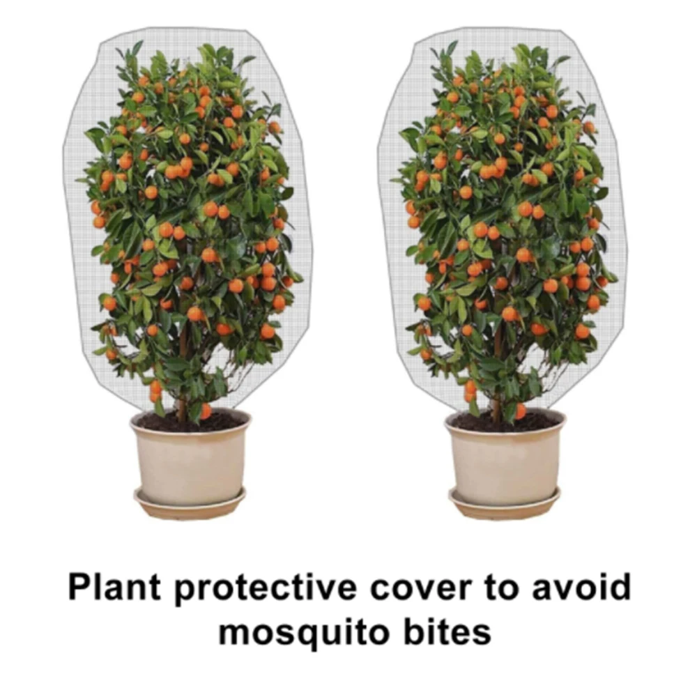 

Protective Pest Control For Fruits Flower Vegetables Barrier Indoor Outdoor Plant Cover net With Drawstring Insect Bird Netting