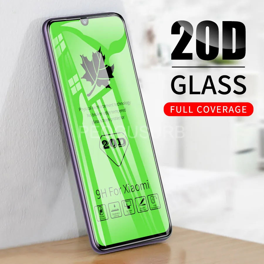20D полное покрытие Клей закаленное стекло протектор экрана для Xiao mi Red mi Note 8 7 K20 Pro 7A mi 9 8 SE Lite Полное покрытие стекло