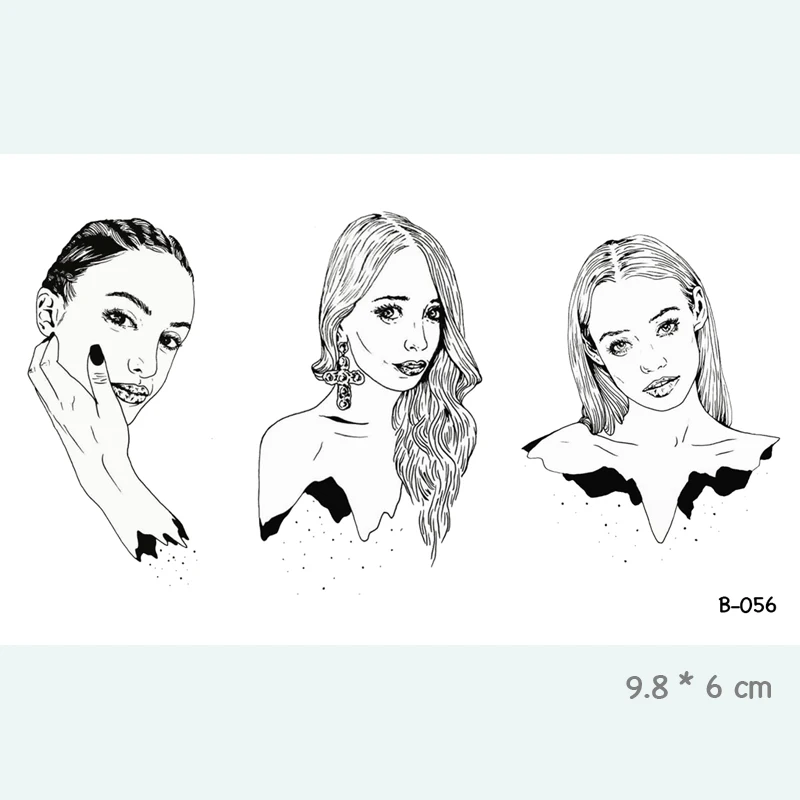 

Сексуальные водостойкие наклейки для тела Wyuen, временная татуировка для взрослых, боди-арт, поддельные татуировки для женщин, татуировки дл...