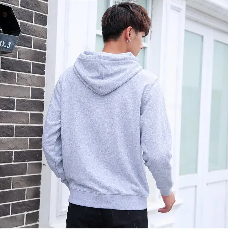 

ZNG 2019 New Spring Fashion Men's Hoodies Autumn Male Casual Hoodies Sweatshirts Men's Solid Color Hoodies Sweatshirt Top