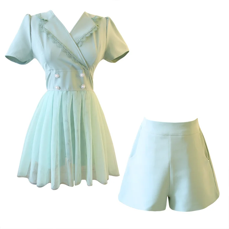 

Vestido feminino em 2021, o novo primeiro amor doce pequeno vestido hepburn vento pequeno perfume ternos