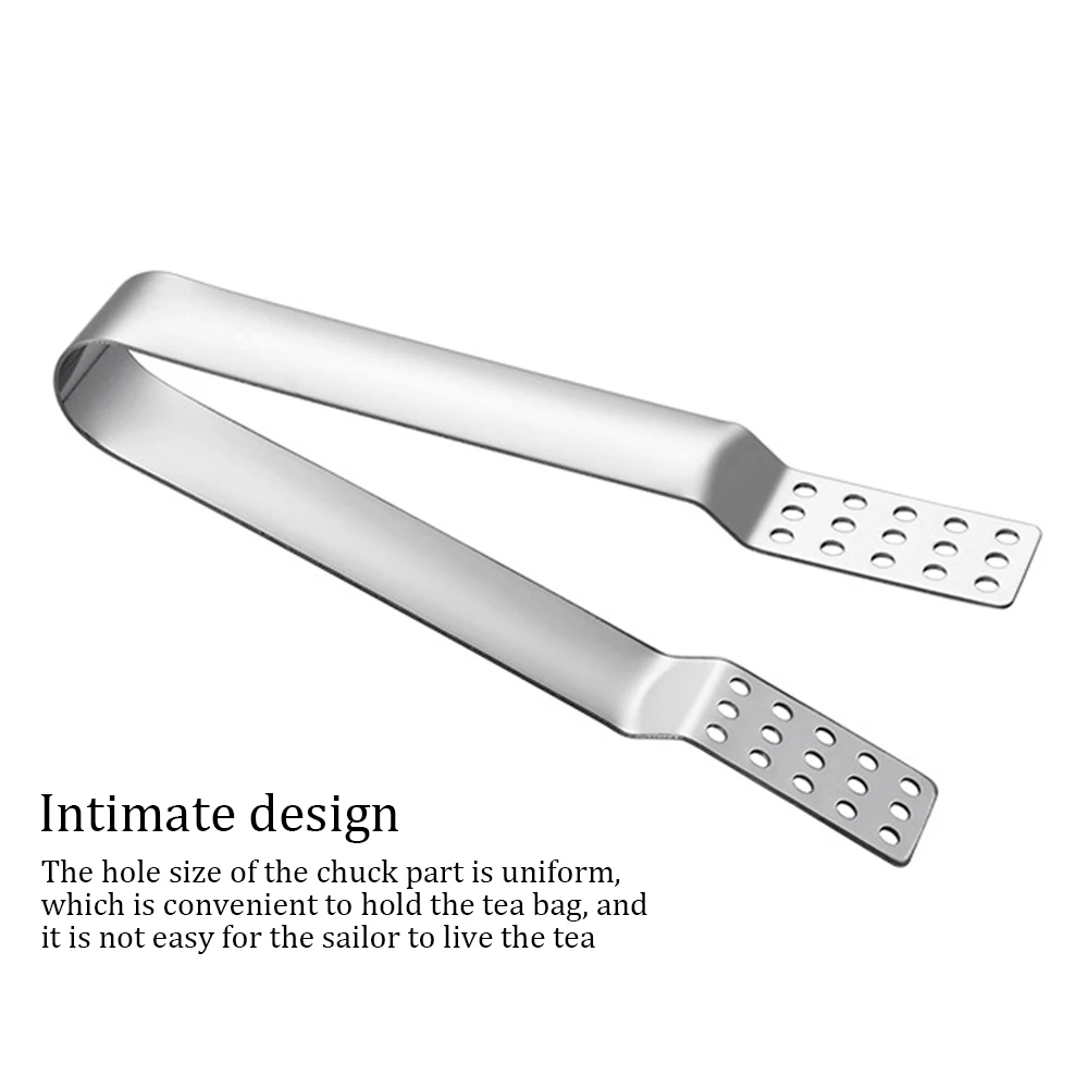 1 шт. зажим для чайных пакетиков из нержавеющей стали анти-горячий Tong аксессуары