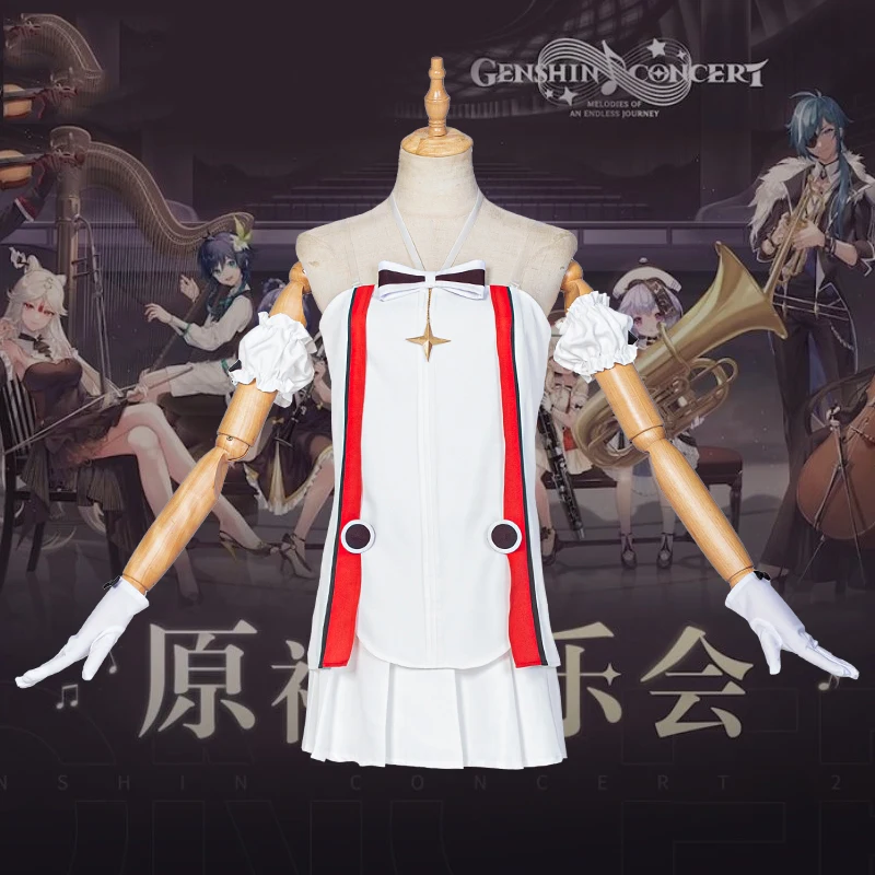 

Game Genshin Impact Cosplay Costumes Klee Symphony Orchestra Laurie concert for Halloween Christmas Party Masquerade Anime Shows