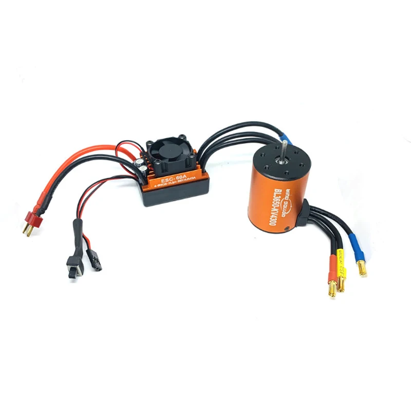 540 автомобильный бесщеточный двигатель с дистанционным управлением BL3650 4300KV KV5200 540 уровень автомобильный водонепроницаемый 60A ESC