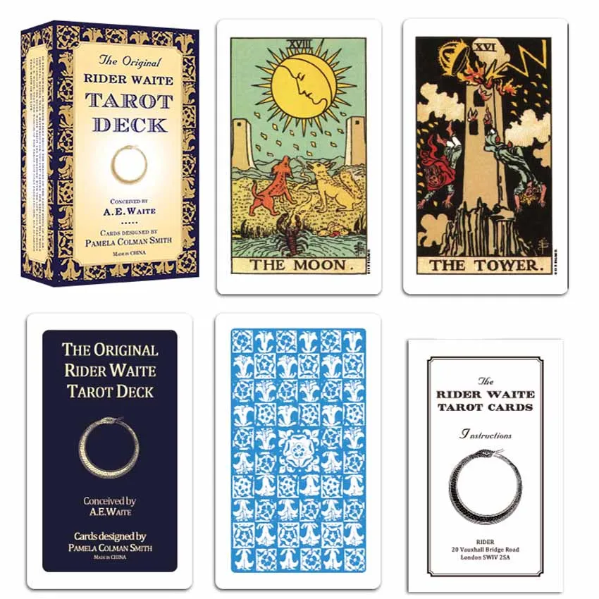 

The Waite Tarot Deck Complete English Tarot With English Manual