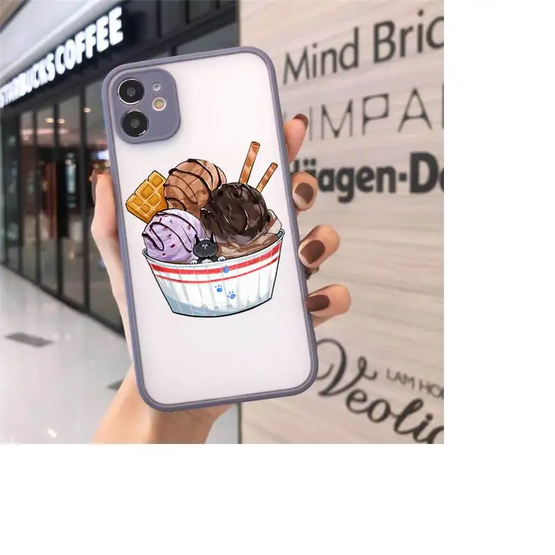 

delicious food Phone Cases Matte For iPhone 12 Mini 11 Pro XR XS Max 7 8 Plus X Hard PC Back Cover