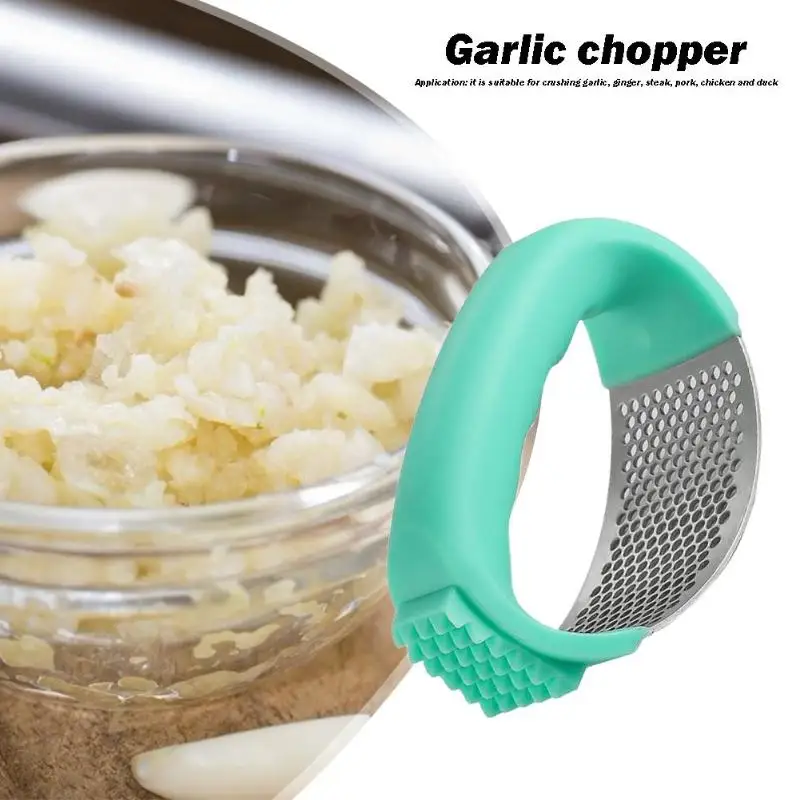 Нержавеющая сталь ручной чесночный пресс чеснок измельчитель Терка Имбирь Пресс