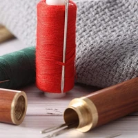 18pcsset sewing needles handmade leather needle yarn knitting needles embroidery thread needle