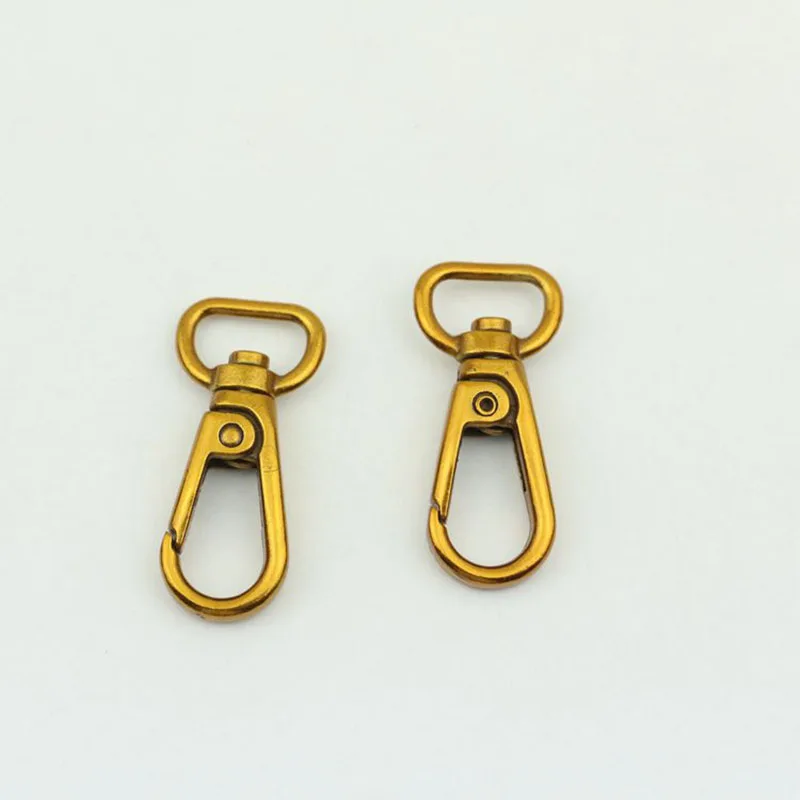 30Pcs 13mm Metal Buckle Collar Webbing Buckles Handbag Hanger Lobster Clasps Swivel Trigger Clips Snap Hook DIY Accessories