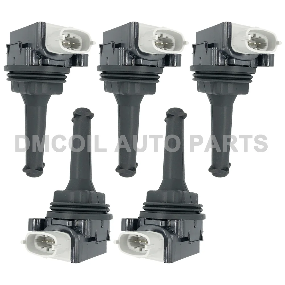 5 шт. Катушка зажигания для VOLVO C30 C70 II S40 S60 I S80 V50 V70 III T5 2.0L 2.4L 2.5L 8677837 / 30713417 0221604011|coil|coil