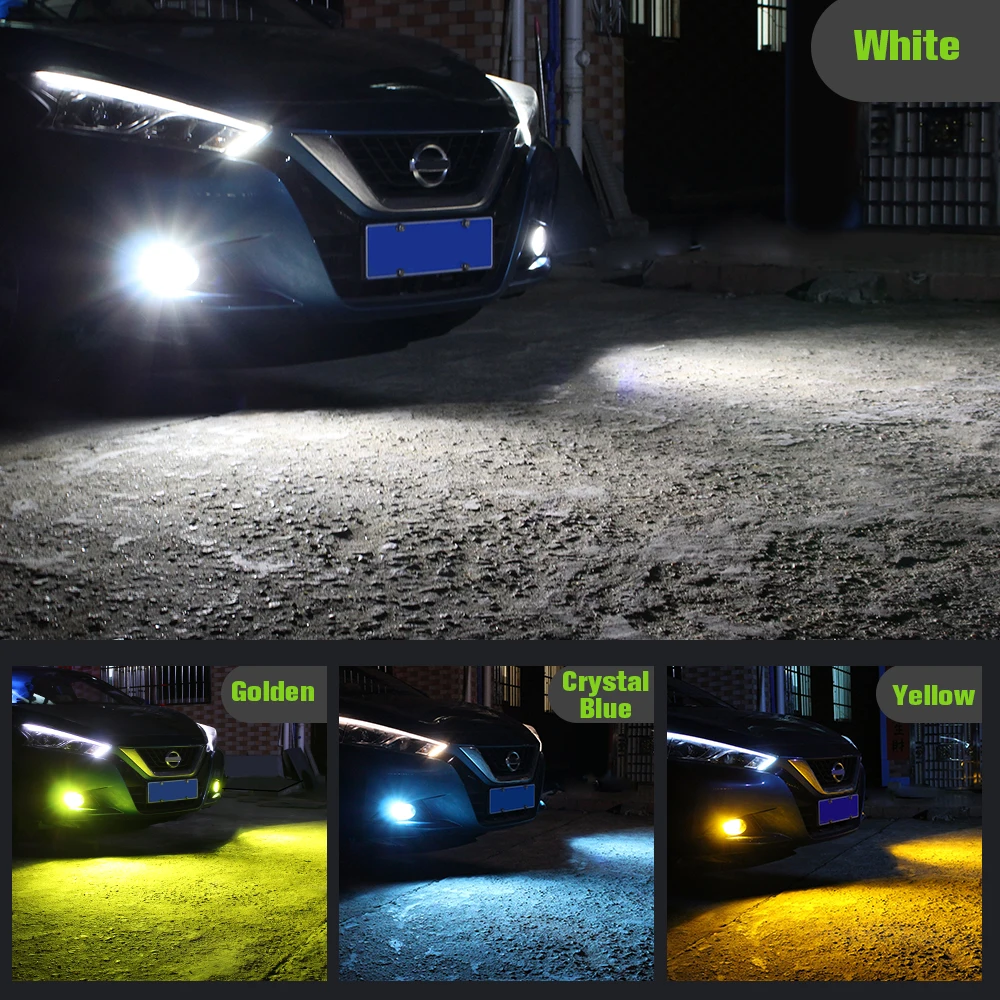 2pcs LED Fog Light Blub Lamp Canbus H3 For Subaru Forester SG 2003-2007 Tribeca 2008-2014 Legacy 1998-2006 Impreza 2001-2008 - купить по