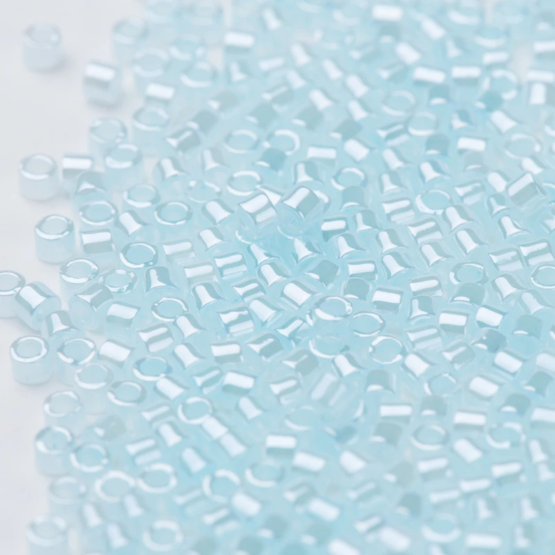 miyuki-DB239 Тайдиан Miyuki Delica Seed Bead 11/0 для Broderie De Perles Francaises непрозрачный белый DB200 1,6x1,3 мм около 1000 штук - Цвет: miyuki-DB239