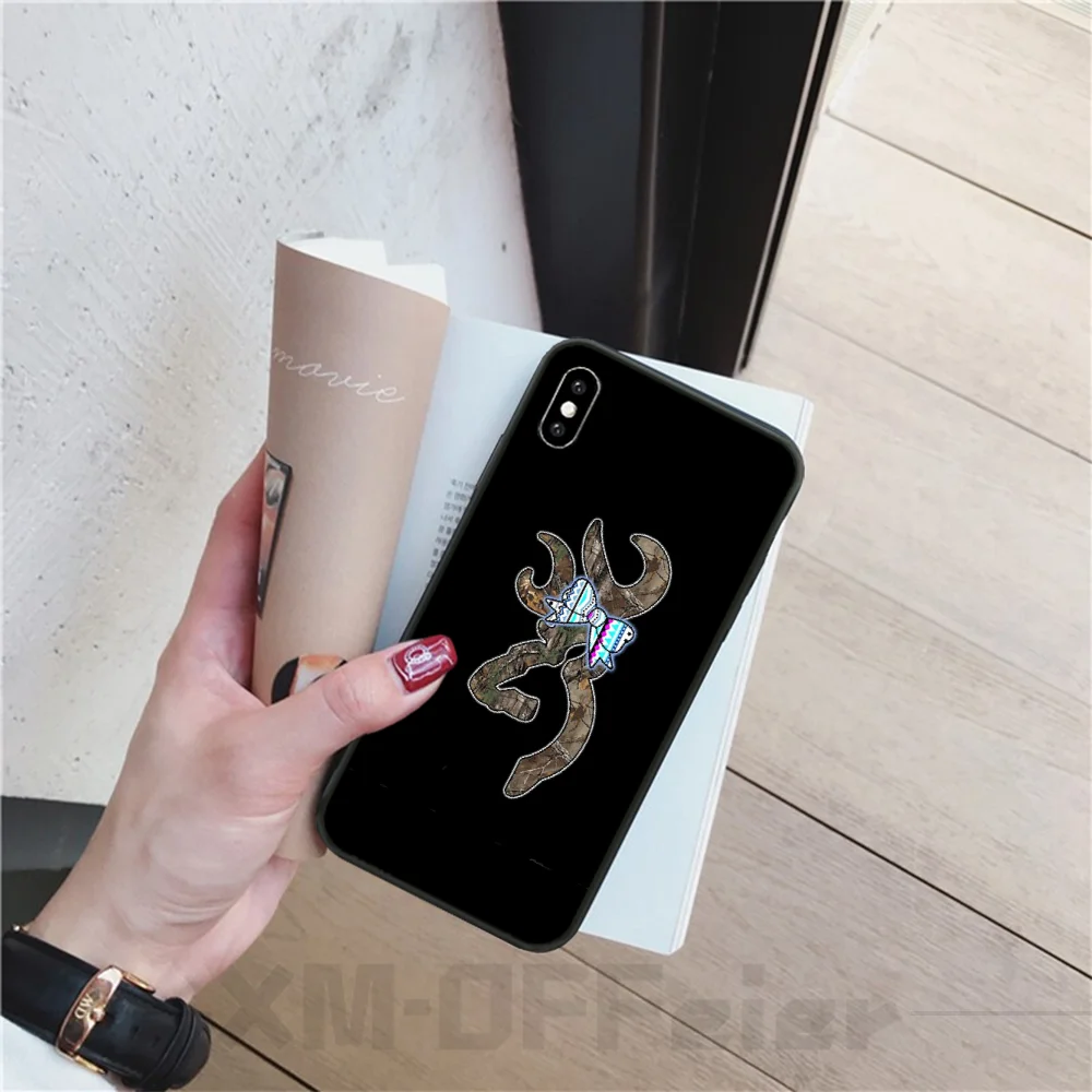 BaweiTE Browning Camo logo deer symbol hunting Phone Case cover Shell for iPhone 11 pro XS MAX 8 7 6 6S Plus X 5 5S SE XR | Мобильные