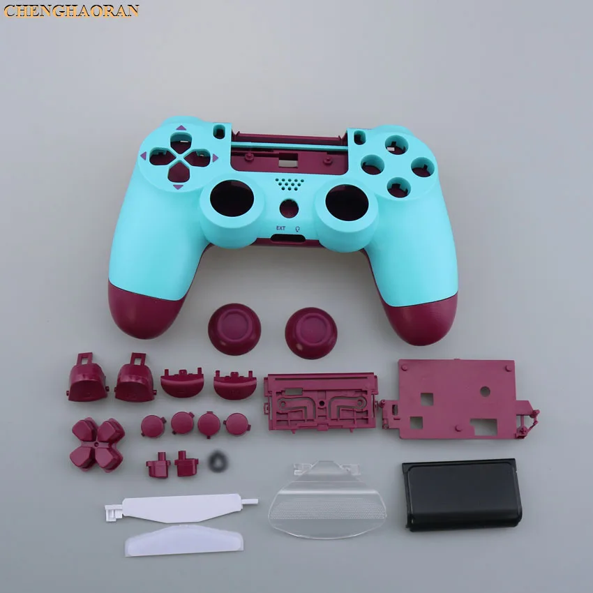 A 1SET Buttons kit Screwdriver Screws Plastic Matte Front Back Hard Upper Housing Shell Case for Sony PS4 Pro Controller JDS-040 - Цвет: A