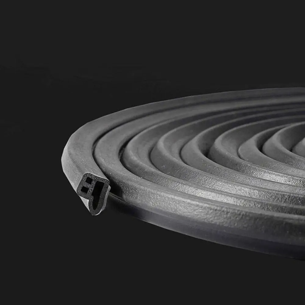 

5M Scratch Proof Car Door Seal Strip High Density Styling Edge Moulding Weatherstrip Trunk L Rubber Hood Trim Universal Sha I8Y5