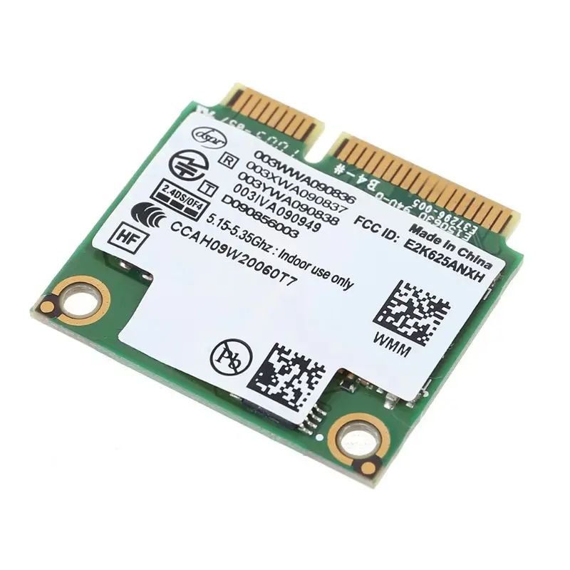 Двухдиапазонная сетевая карта Mini PCI E 2 4G/5G беспроводная Wi Fi для Intel 6250 WiMax DELL Asus Toshiba