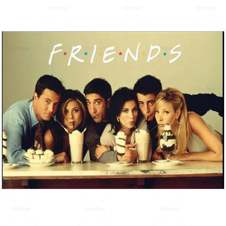 

Friends Tv Show 5D Diamond Painting Classic Character Diamond Mosaic Diy Full Round Diamond Embroidery Cross Stitch Rhinestone