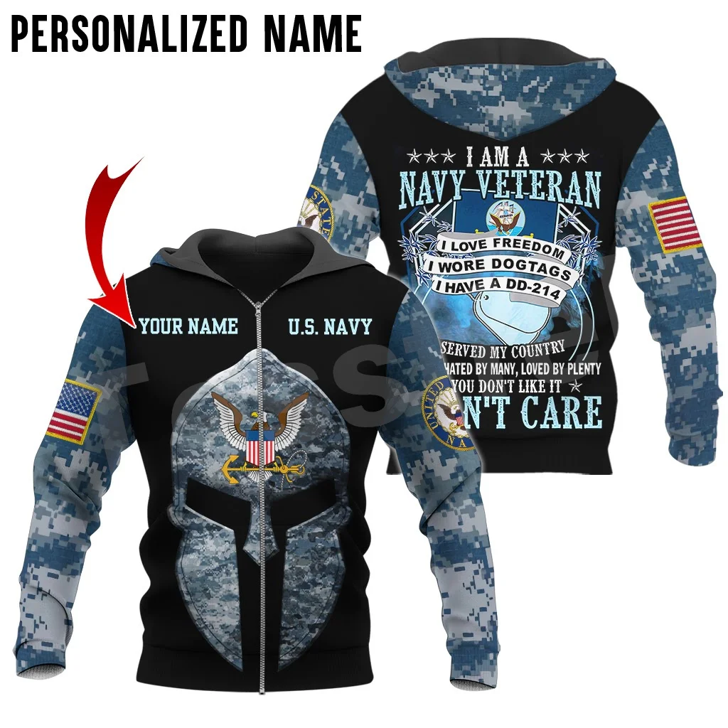 

Tessffel Eagle Navy Army Veteran Military Camo Harajuku Pullover 3DPrint Streetwear Tracksuit Autumn Casual Hoodies Men/Women 21