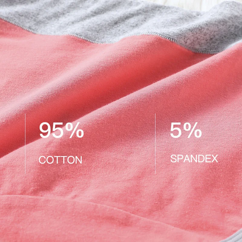 Трусы женские эластичные х/б с высокой талией 3 шт./лот |