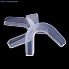 2 шт прозрачный ночной защитный щиток для защиты десны лотки для брусизма отбеливание зубов шлифовальные для занятий боксом Защита зубов оборудование