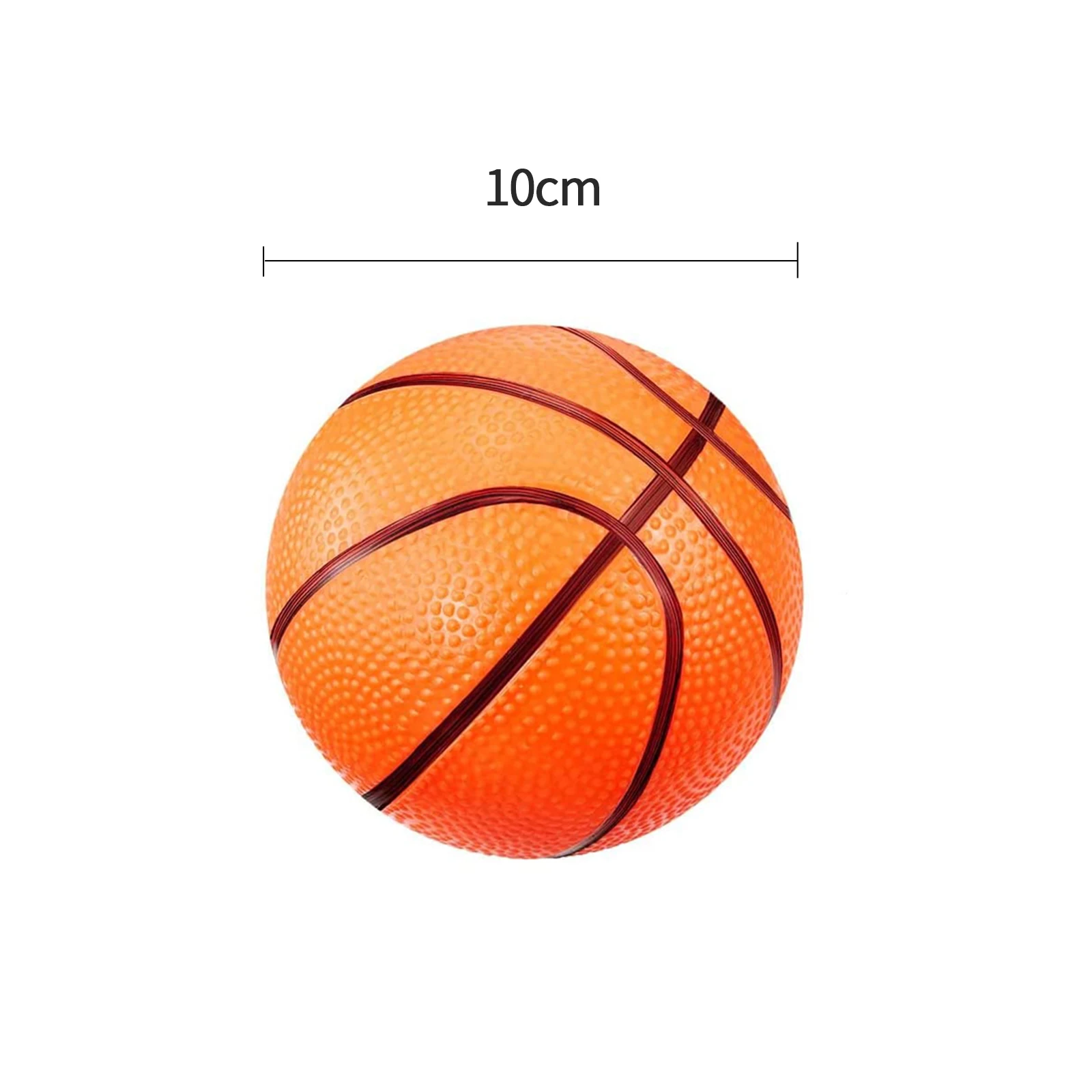 

8pcs Basketball With Pump Small Mini Children Inflatable Basketballs Convenient Fun Indoor Sports Parent-child Games