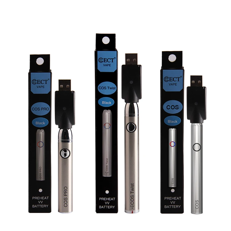 Комплект картриджей для вейпа Presale ECT COS PRO батарея VV Twist Preheat 450 мАч сенсорный