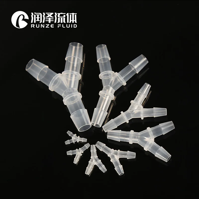 Соединение труб Y 1 мм фитинги для шлангов из полипропилена тонкая форма большой