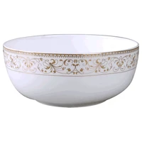 2pcs 7 inch jingdezhen bone china porcelain dinnerware dining room ceramic tableware deep soup dishes beef noodle bowl