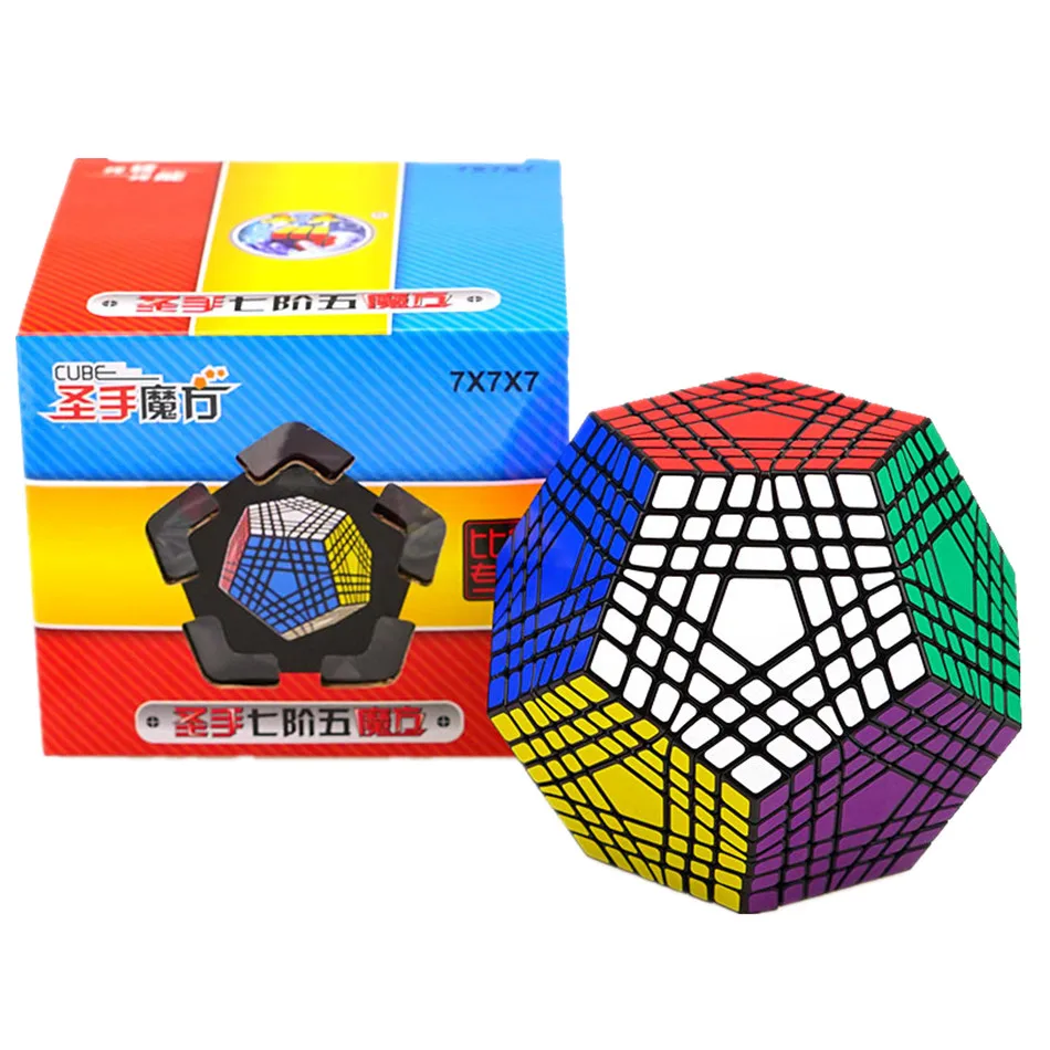 Кубик Рубика ShengShou Teraminx Cube 7x7 Wumofang 7x7x7 Magic Профессиональный 7 слоев додекаэдра Megaminx