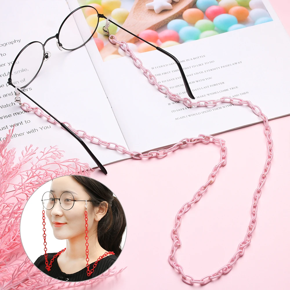 Модные бусы для чтения очки цепочка женщин и мужчин аксессуары трендовые простые